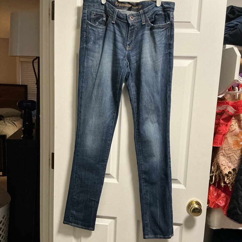 GAP Women's Dark Blue Skinny Jeans